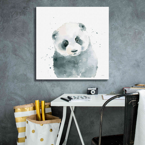 Image of 'Panda Cub' by Katrina Pete, Giclee Canvas Wall Art,26x26