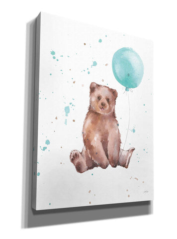 Image of 'Festive Bear' by Katrina Pete, Giclee Canvas Wall Art