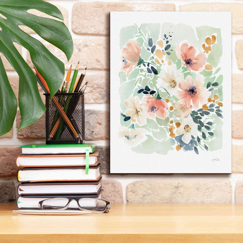 Image of 'Spring Florals' by Katrina Pete, Giclee Canvas Wall Art,12x16