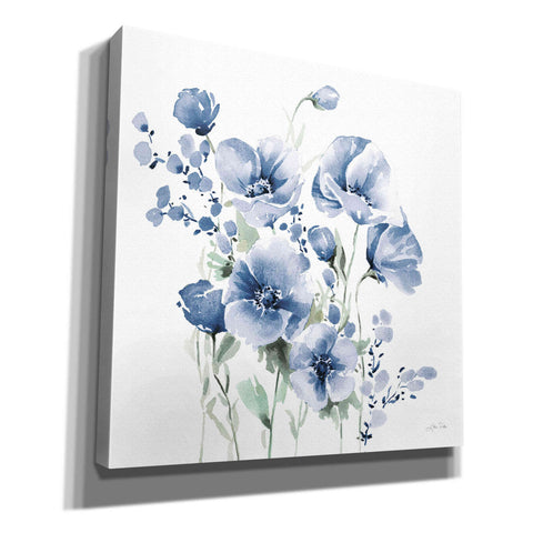 Image of 'Secret Garden Bouquet II Blue' by Katrina Pete, Giclee Canvas Wall Art