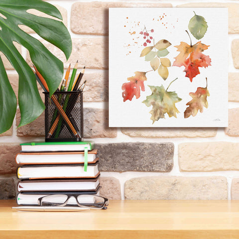 Image of 'Falling Leaves II' by Katrina Pete, Giclee Canvas Wall Art,12x12