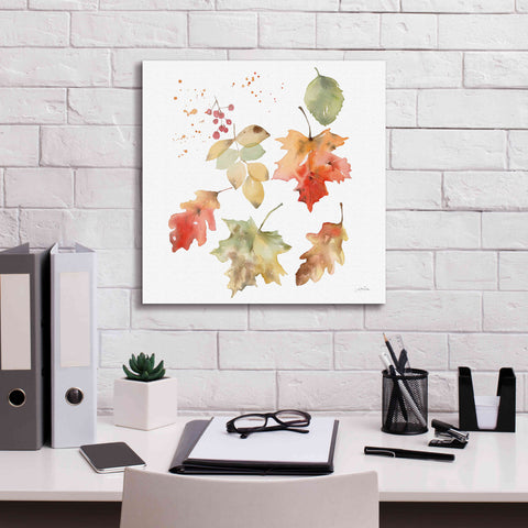 Image of 'Falling Leaves II' by Katrina Pete, Giclee Canvas Wall Art,18x18