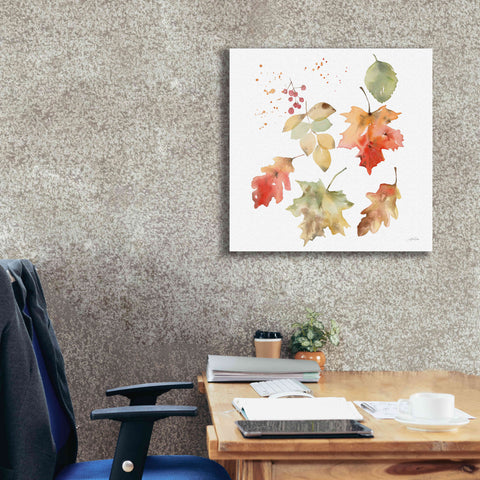 Image of 'Falling Leaves II' by Katrina Pete, Giclee Canvas Wall Art,26x26