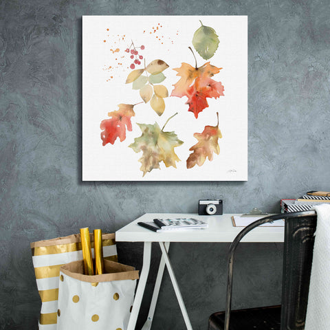 Image of 'Falling Leaves II' by Katrina Pete, Giclee Canvas Wall Art,26x26