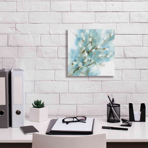 Image of 'Pussy Willows Square' by Katrina Pete, Giclee Canvas Wall Art,12x12