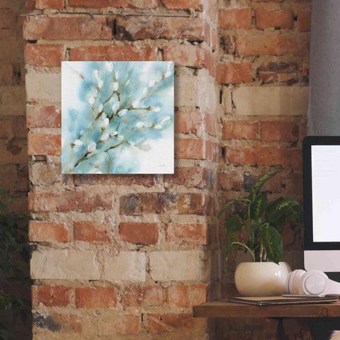 Image of 'Pussy Willows Square' by Katrina Pete, Giclee Canvas Wall Art,12x12