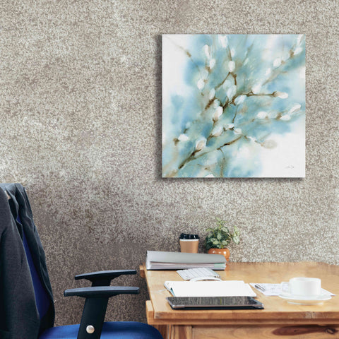 Image of 'Pussy Willows Square' by Katrina Pete, Giclee Canvas Wall Art,26x26