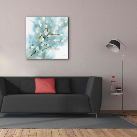 Image of 'Pussy Willows Square' by Katrina Pete, Giclee Canvas Wall Art,37x37