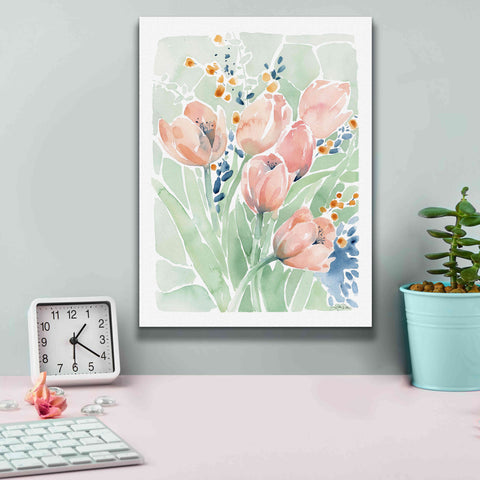 Image of 'Tulip Spray' by Katrina Pete, Giclee Canvas Wall Art,12x16