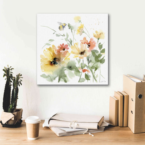 Image of 'Sunflower Meadow I' by Katrina Pete, Giclee Canvas Wall Art,18x18