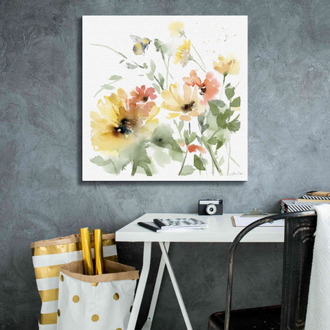 Image of 'Sunflower Meadow I' by Katrina Pete, Giclee Canvas Wall Art,26x26