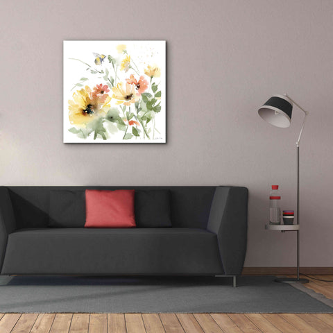 Image of 'Sunflower Meadow I' by Katrina Pete, Giclee Canvas Wall Art,37x37