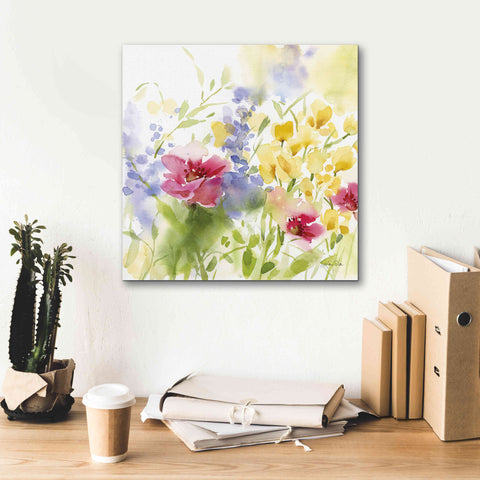Image of 'Spring Meadow I' by Katrina Pete, Giclee Canvas Wall Art,18x18