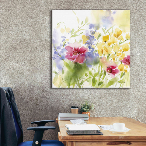 Image of 'Spring Meadow I' by Katrina Pete, Giclee Canvas Wall Art,37x37