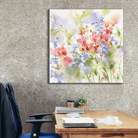 Image of 'Spring Meadow II' by Katrina Pete, Giclee Canvas Wall Art,37x37