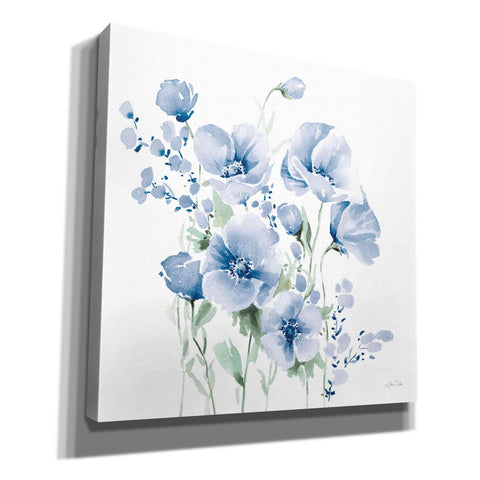 Image of 'Secret Garden Bouquet II Blue Light' by Katrina Pete, Giclee Canvas Wall Art