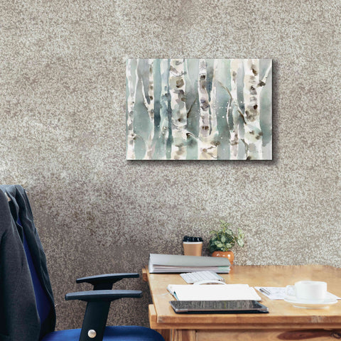 Image of 'Winter Birches' by Katrina Pete, Giclee Canvas Wall Art,26x18