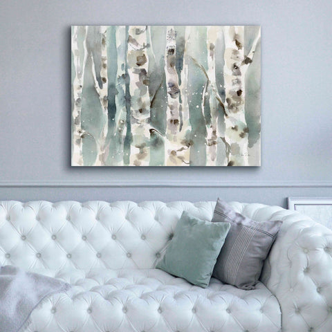 Image of 'Winter Birches' by Katrina Pete, Giclee Canvas Wall Art,54x40