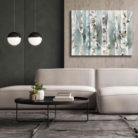 Image of 'Winter Birches' by Katrina Pete, Giclee Canvas Wall Art,54x40
