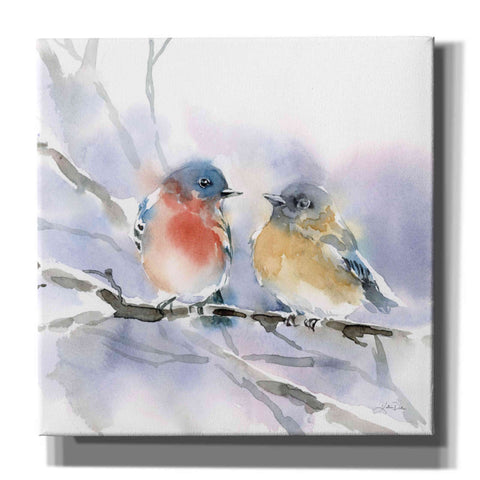 Image of 'Bluebird Pair' by Katrina Pete, Giclee Canvas Wall Art