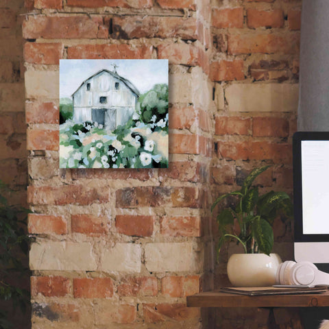 Image of 'Summer Barn' by Katrina Pete, Giclee Canvas Wall Art,12x12