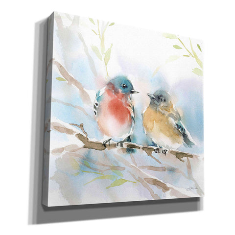 Image of 'Bluebird Pair in Spring' by Katrina Pete, Giclee Canvas Wall Art