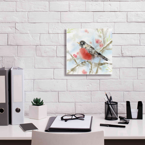Image of 'Spring Robin' by Katrina Pete, Giclee Canvas Wall Art,12x12