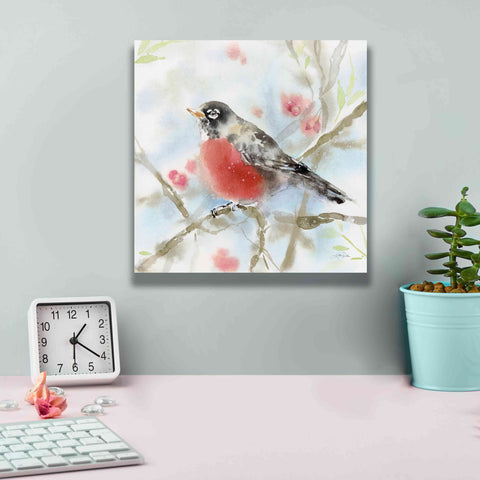 Image of 'Spring Robin' by Katrina Pete, Giclee Canvas Wall Art,12x12