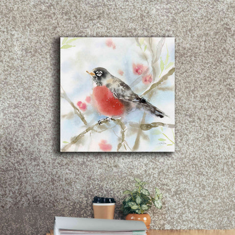 Image of 'Spring Robin' by Katrina Pete, Giclee Canvas Wall Art,18x18