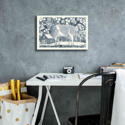 Image of 'Farm Life II' by Miranda Thomas, Giclee Canvas Wall Art,18x12