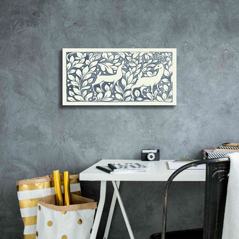 Image of 'Forest Life X' by Miranda Thomas, Giclee Canvas Wall Art,24x12