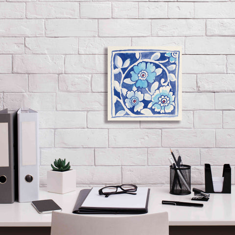 Image of 'Peacock Garden IX' by Miranda Thomas, Giclee Canvas Wall Art,12x12