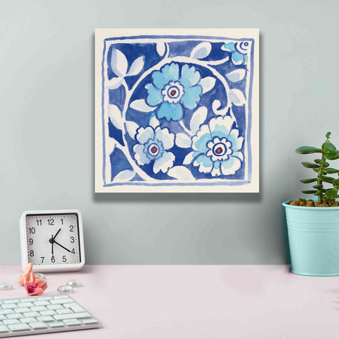 Image of 'Peacock Garden IX' by Miranda Thomas, Giclee Canvas Wall Art,12x12