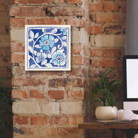 Image of 'Peacock Garden IX' by Miranda Thomas, Giclee Canvas Wall Art,12x12