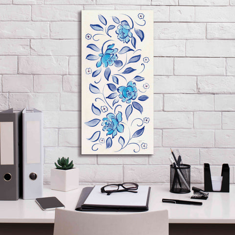 Image of 'Peacock Garden X' by Miranda Thomas, Giclee Canvas Wall Art,12x24