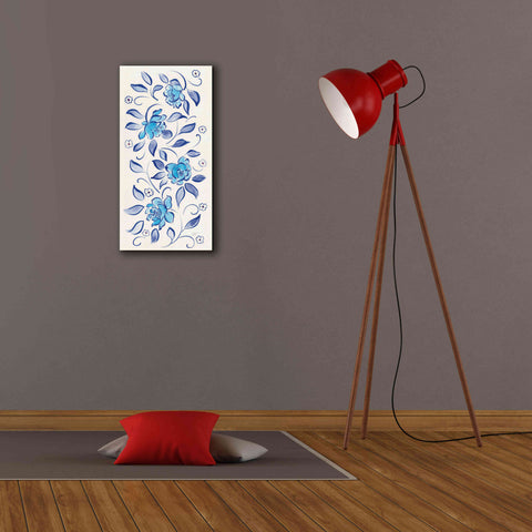 Image of 'Peacock Garden X' by Miranda Thomas, Giclee Canvas Wall Art,12x24