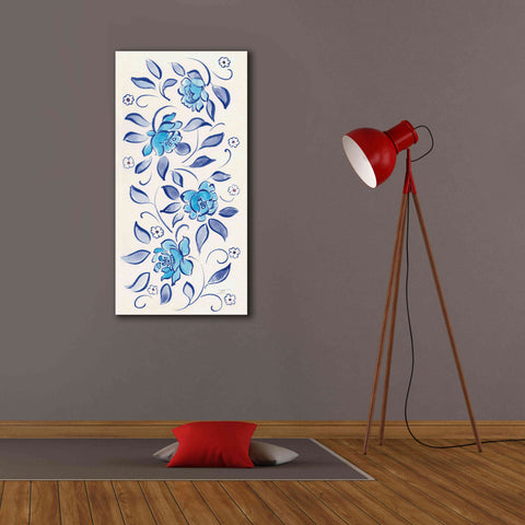 Image of 'Peacock Garden X' by Miranda Thomas, Giclee Canvas Wall Art,20x40