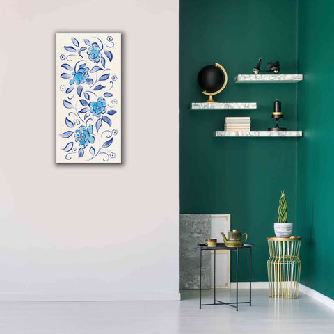 Image of 'Peacock Garden X' by Miranda Thomas, Giclee Canvas Wall Art,20x40