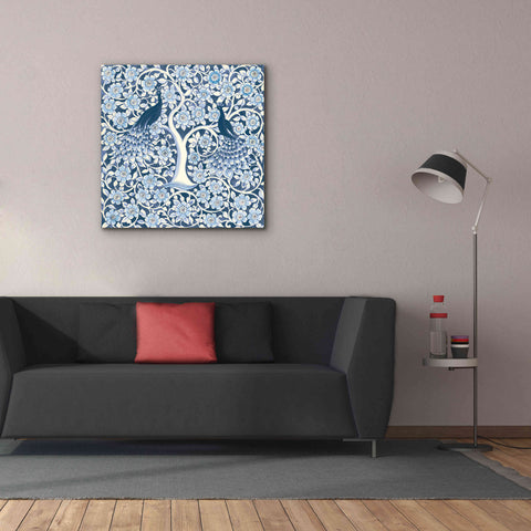 Image of 'Peacock Garden VII v2' by Miranda Thomas, Giclee Canvas Wall Art,37x37