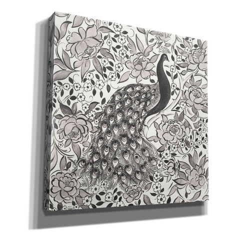 Image of 'Peacock Garden III BW' by Miranda Thomas, Giclee Canvas Wall Art