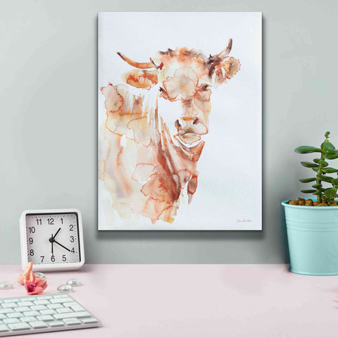 Image of 'Village Cow' by Alan Majchrowicz, Giclee Canvas Wall Art,12x16