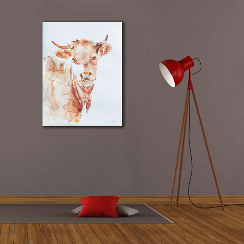 Image of 'Village Cow' by Alan Majchrowicz, Giclee Canvas Wall Art,26x34
