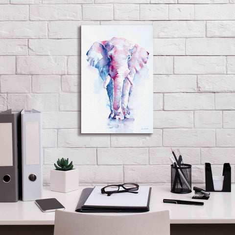 Image of 'An Elephant Never Forgets' by Alan Majchrowicz, Giclee Canvas Wall Art,12x18