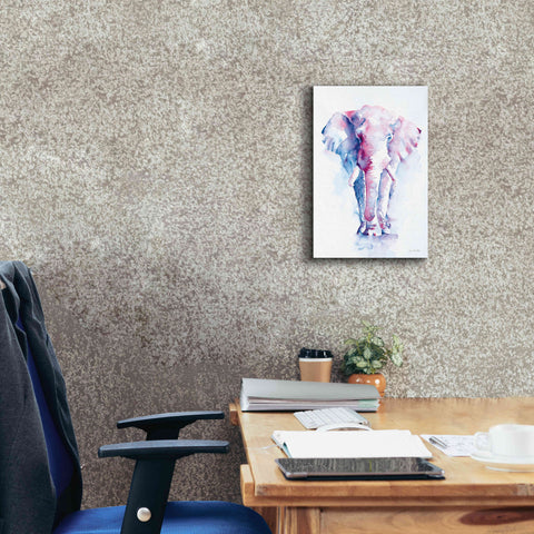 Image of 'An Elephant Never Forgets' by Alan Majchrowicz, Giclee Canvas Wall Art,12x18