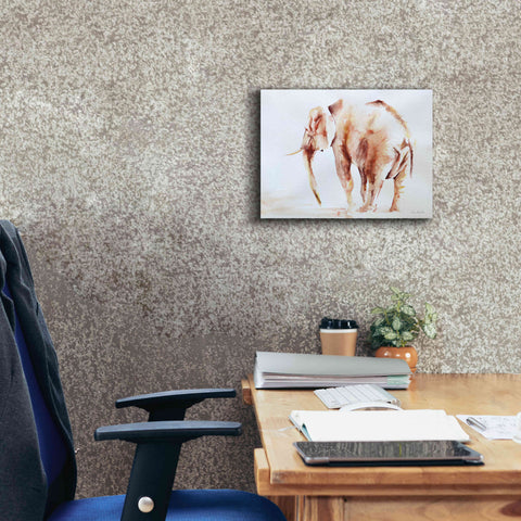 Image of 'Lone Elephant' by Alan Majchrowicz, Giclee Canvas Wall Art,16x12