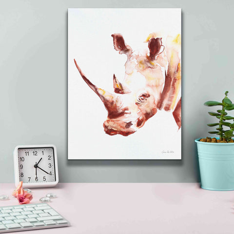 Image of 'Rhino' by Alan Majchrowicz, Giclee Canvas Wall Art,12x16