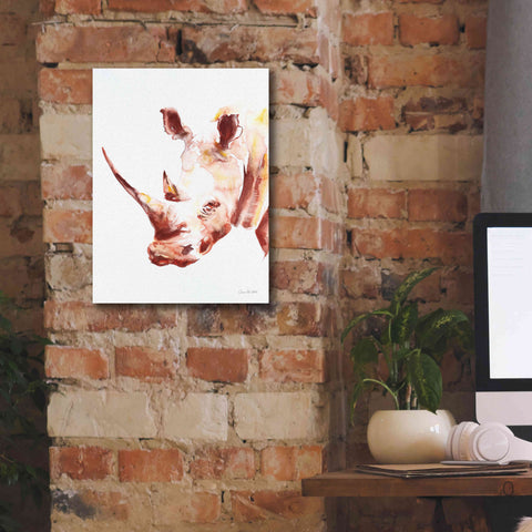 Image of 'Rhino' by Alan Majchrowicz, Giclee Canvas Wall Art,12x16