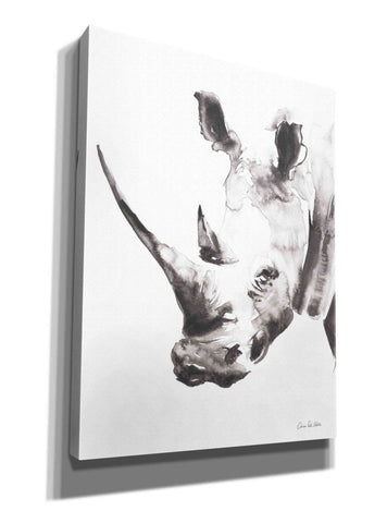 Image of 'Rhino Gray' by Alan Majchrowicz, Giclee Canvas Wall Art