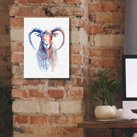 Image of 'Copper And Blue Ram' by Alan Majchrowicz, Giclee Canvas Wall Art,12x16
