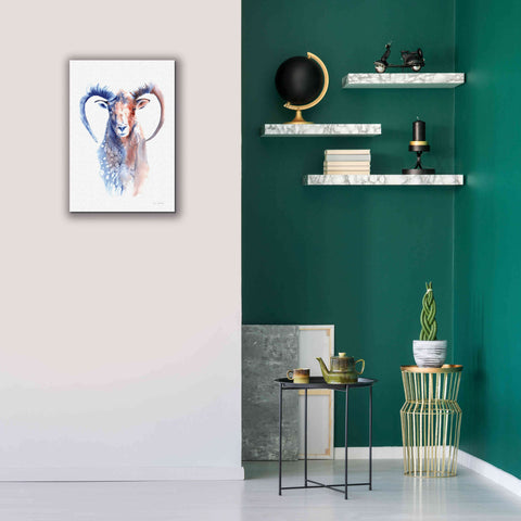 Image of 'Copper And Blue Ram' by Alan Majchrowicz, Giclee Canvas Wall Art,18x26